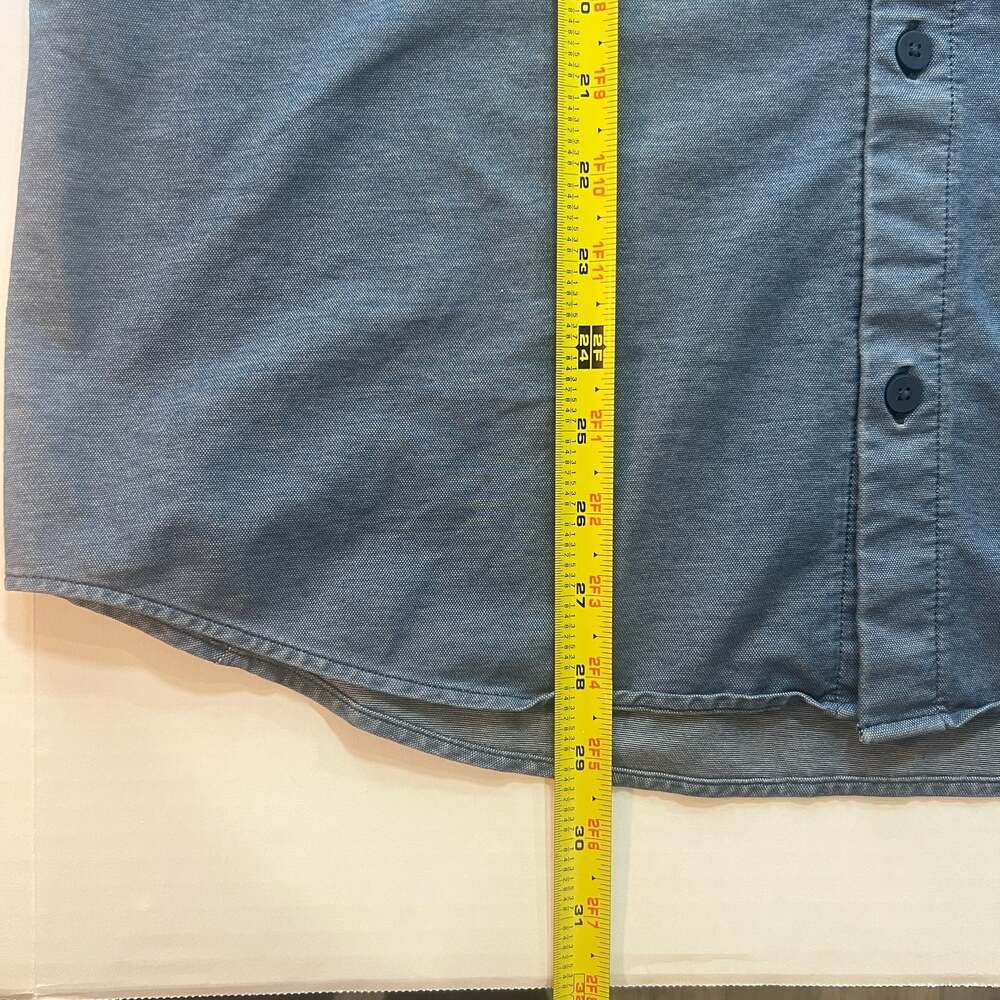 Lululemon Men's Commission Long Sleeve Shirt Medium Blue - Picture 4 of 8